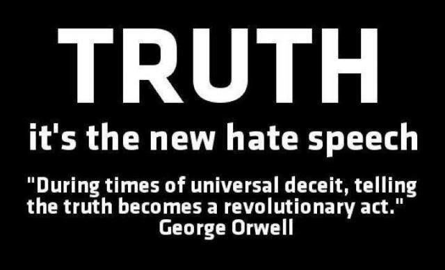 truthnewhatespeech orwell